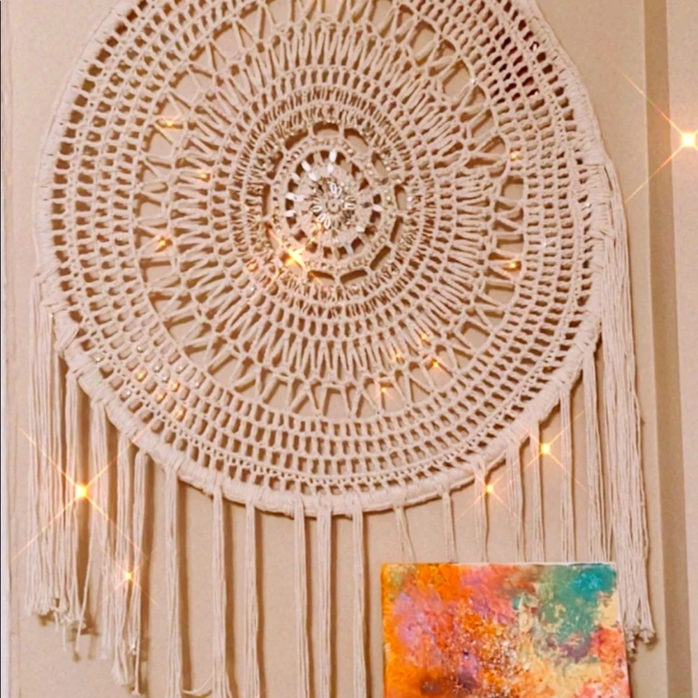 Handwoven large dream catcher